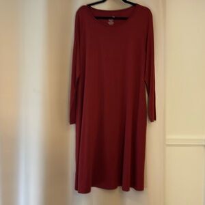 Wool& merino swing dress